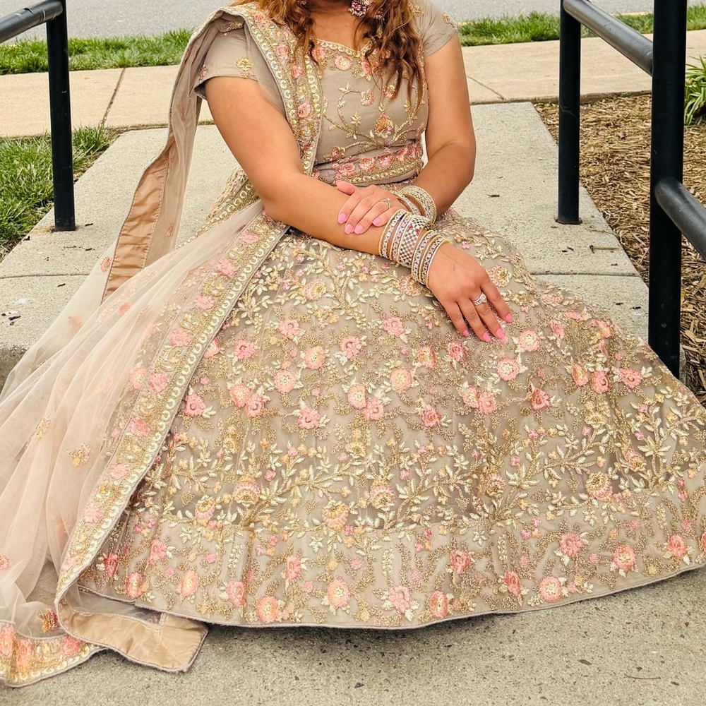 Embroidered Floral Lehenga Choli - Picture 2 of 7